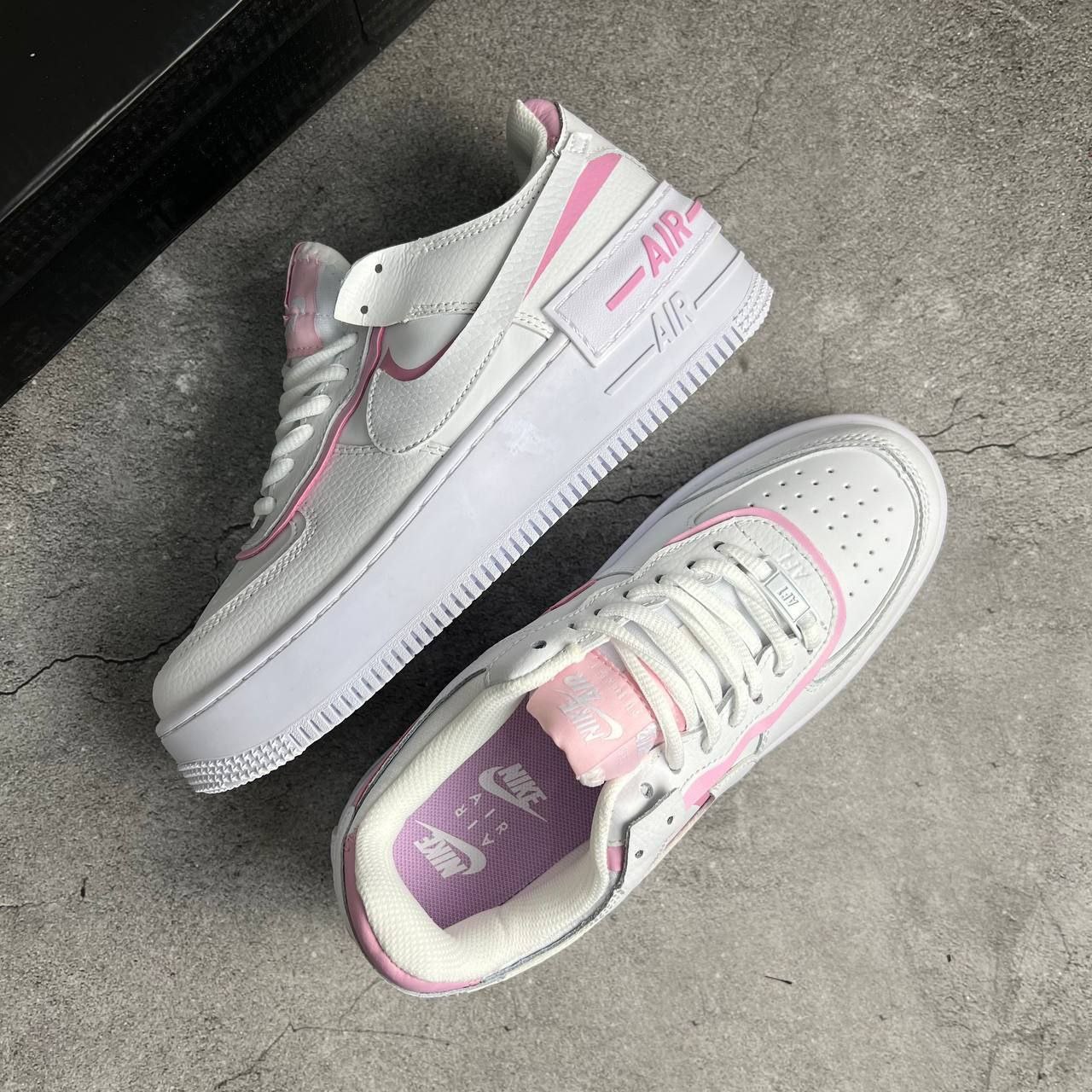 Nike Air Force 1 Low Shadow White Pink Magic Flamingo