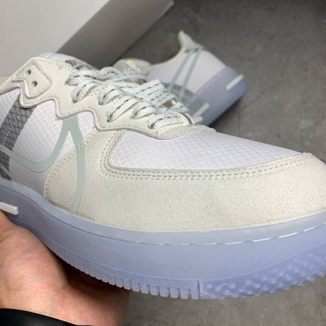 Nike Air Force 1 Low React QS White Ice Light Bone Air Force