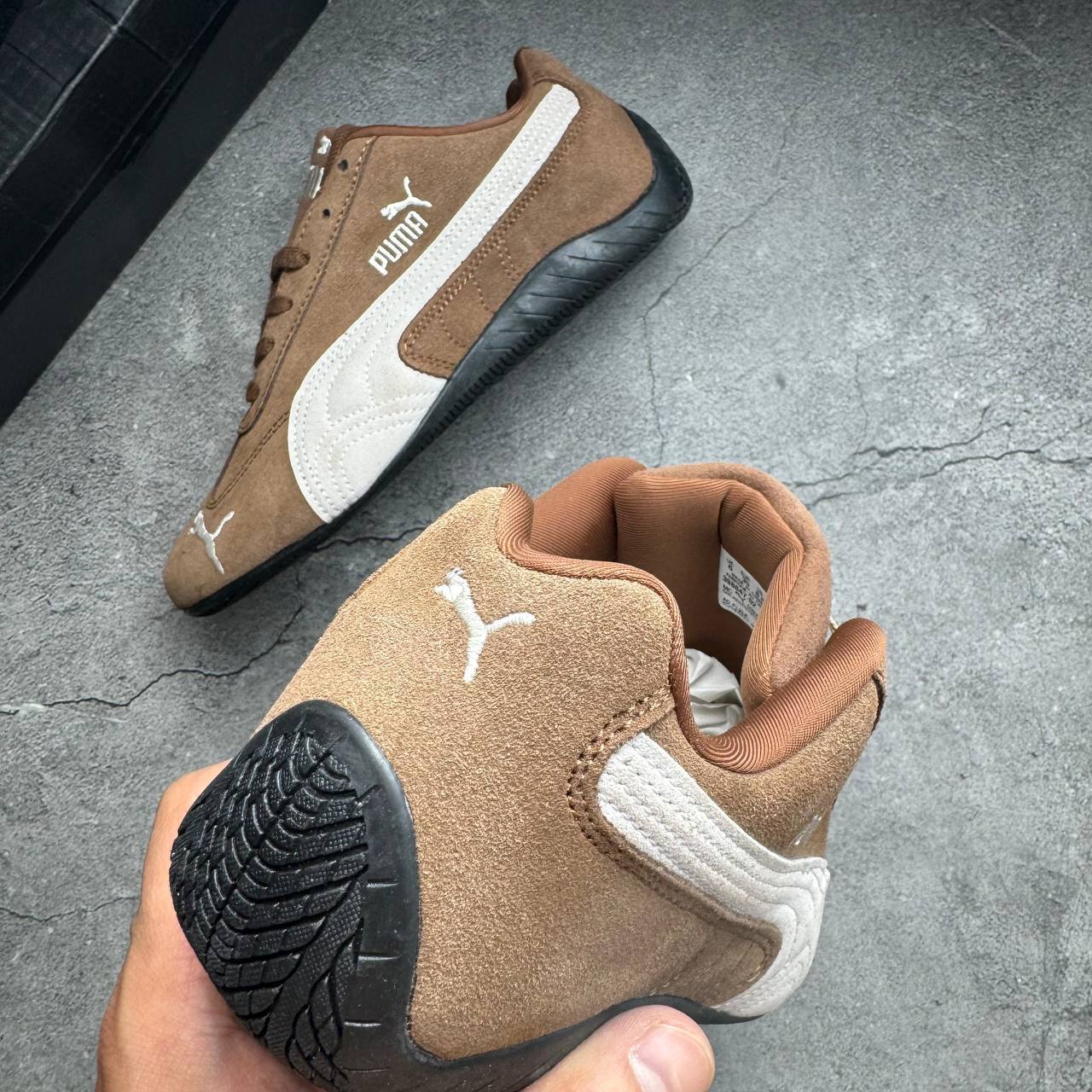 Кроссовки Puma Speedcat Archive Haute Coffee Frosted Ivory