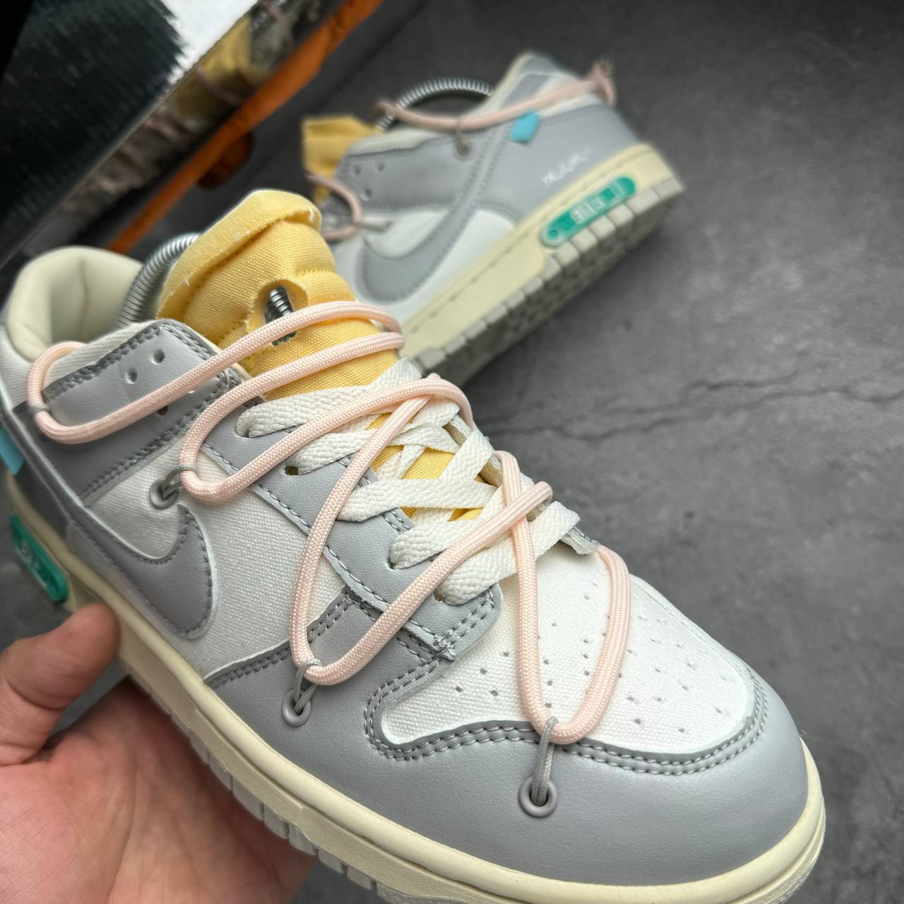 Кроссовки Nike Dunk Low Off-White Lot 9