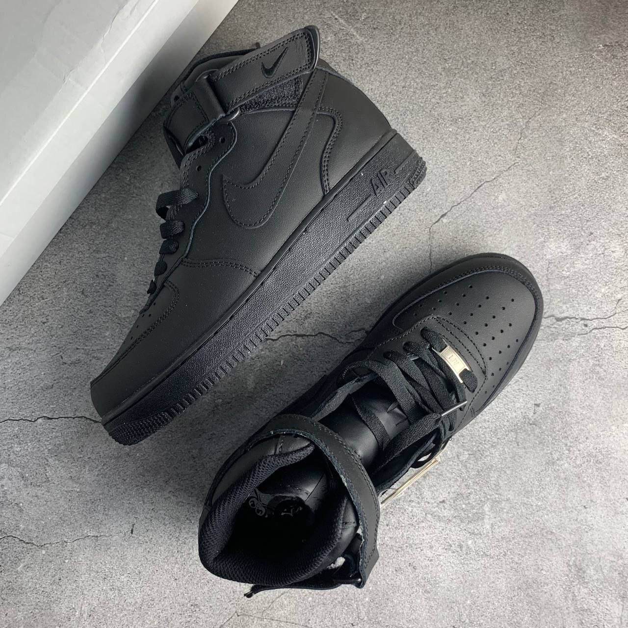 Air force 1 womens high top black best sale