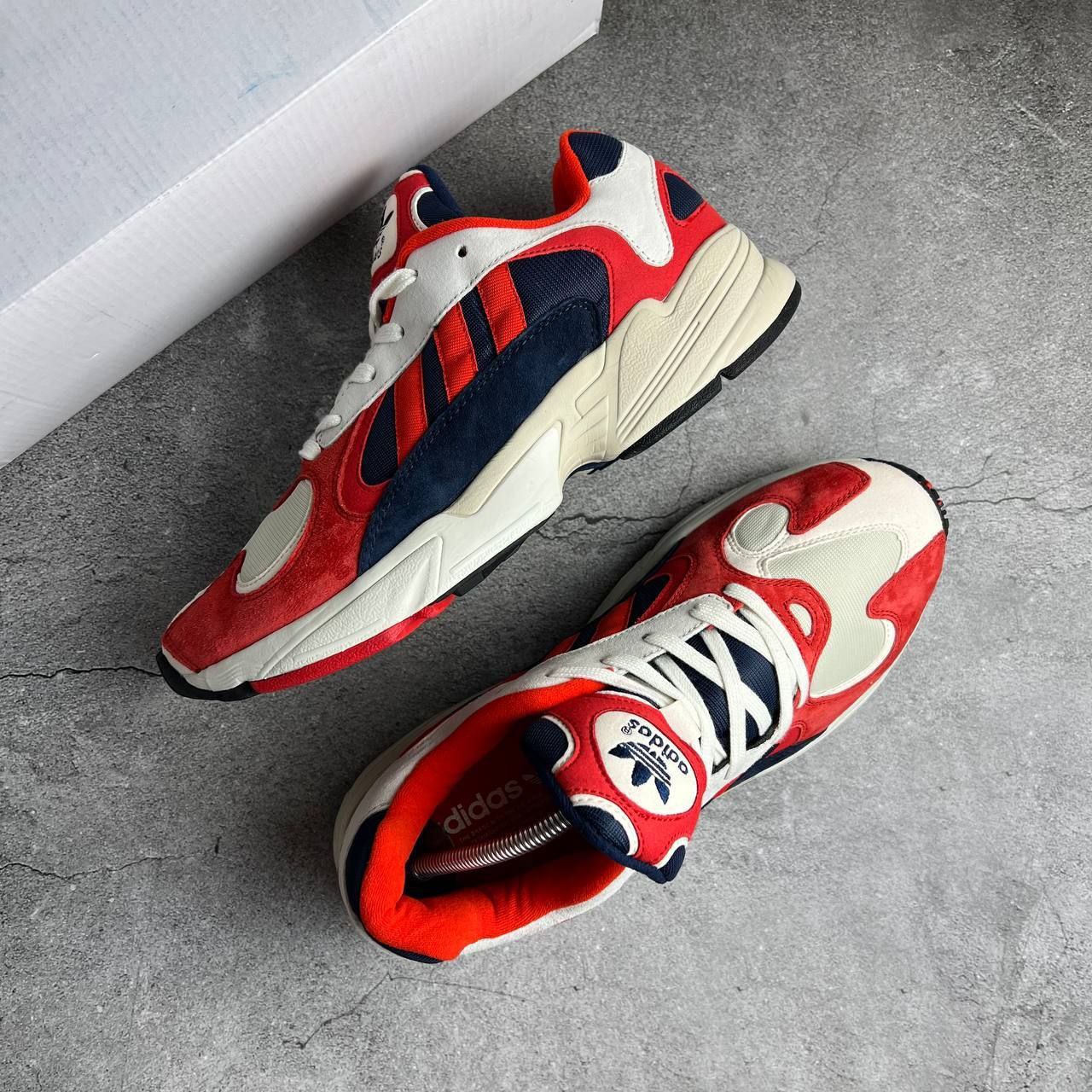 Adidas yung 1 navy red best sale