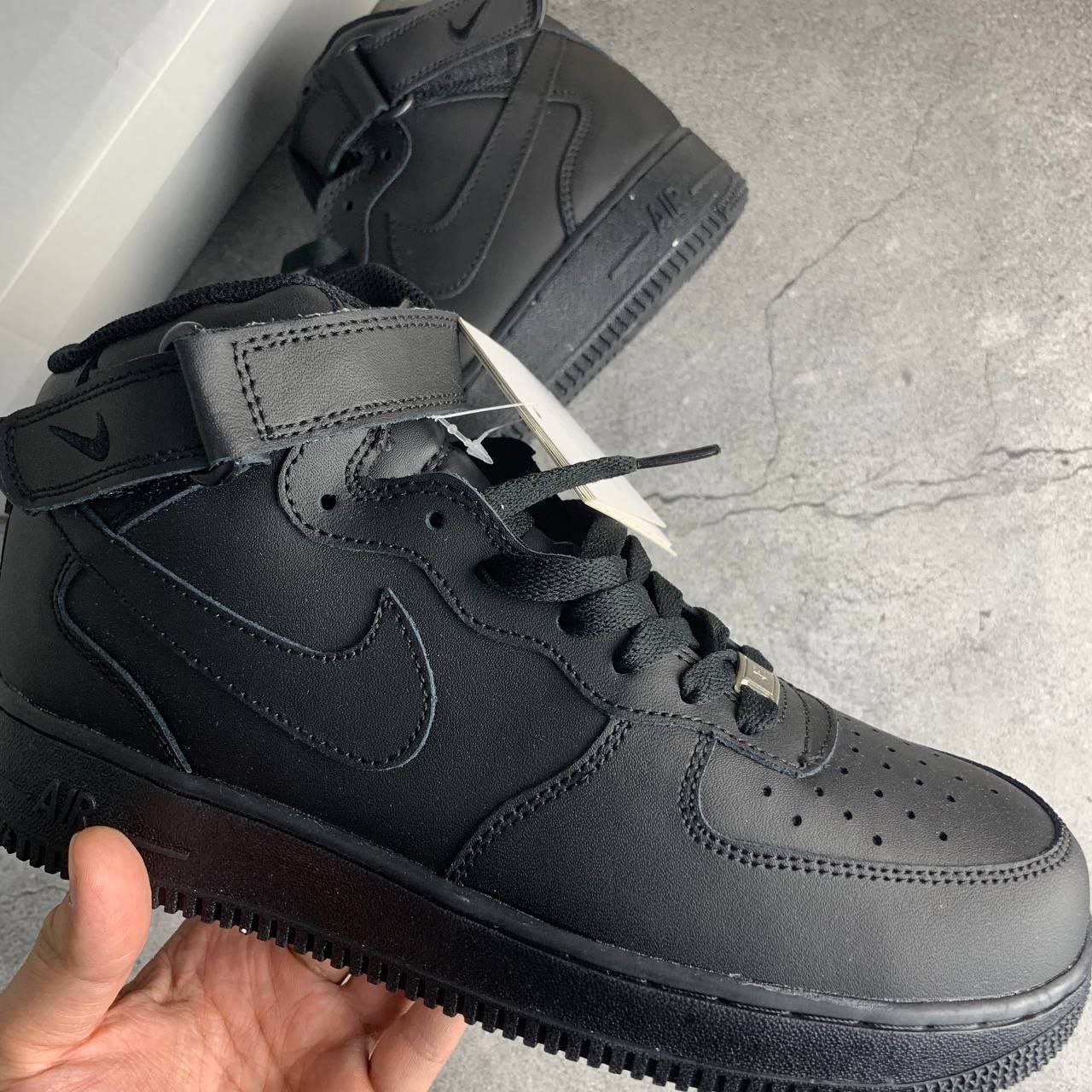 Air force 7 black best sale