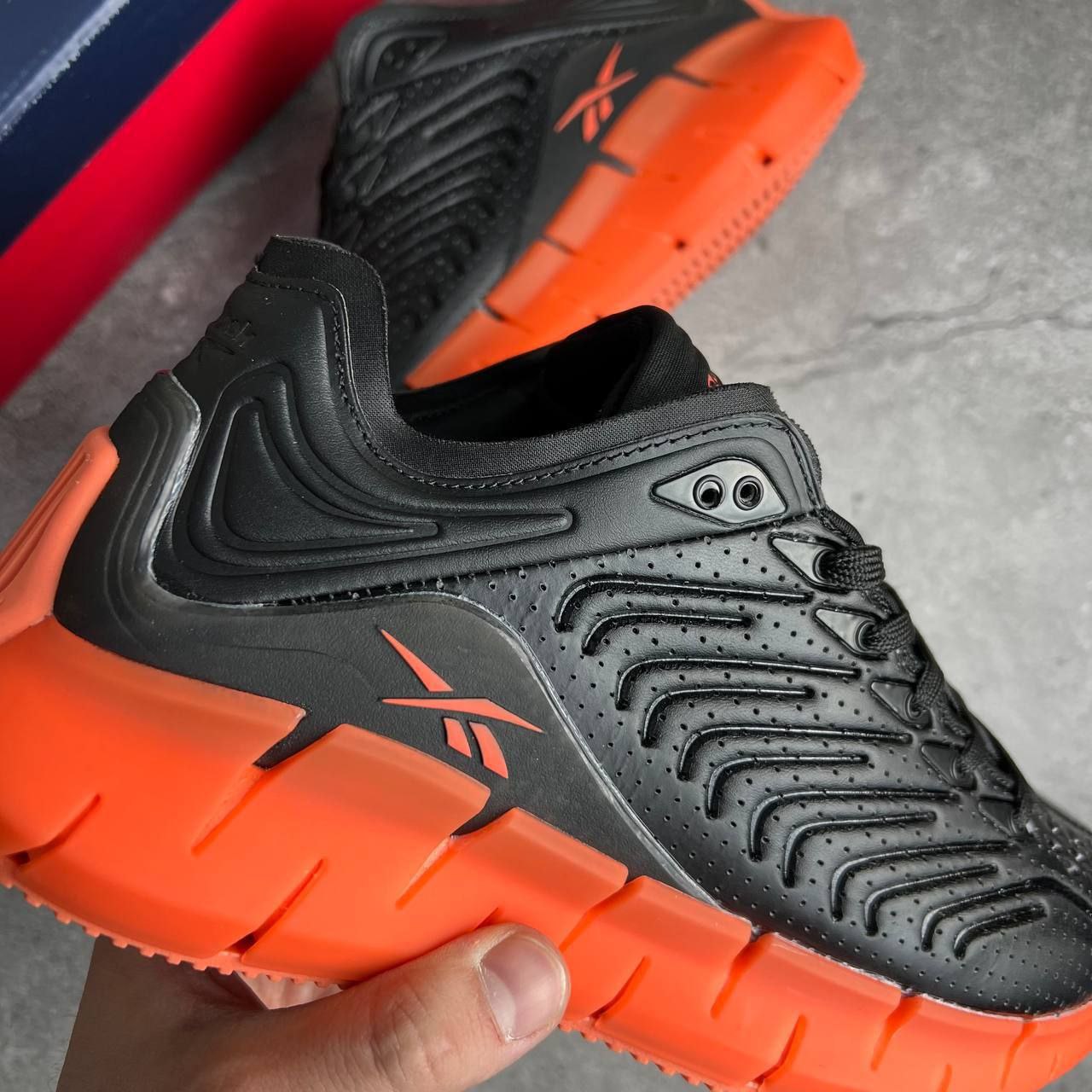 Кроссовки Reebok Zig Kinetica Black Orange