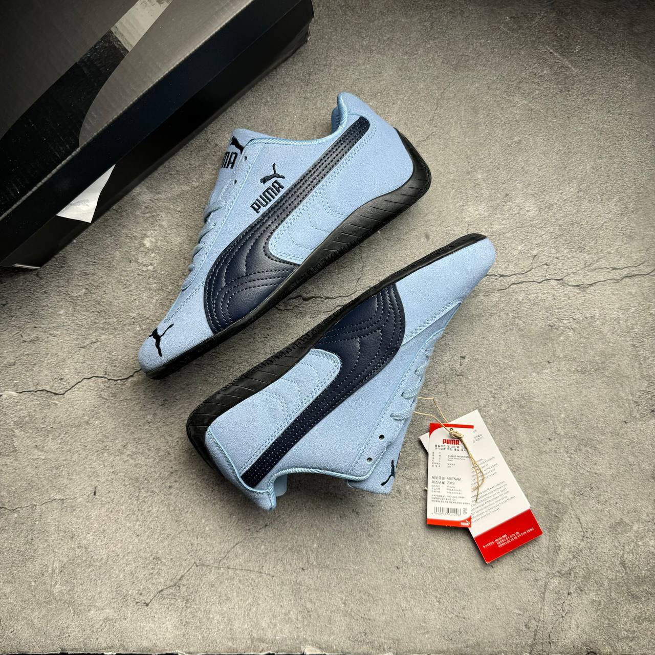 Кроссовки Puma Speedcat Archive Team Light Blue Club Navy