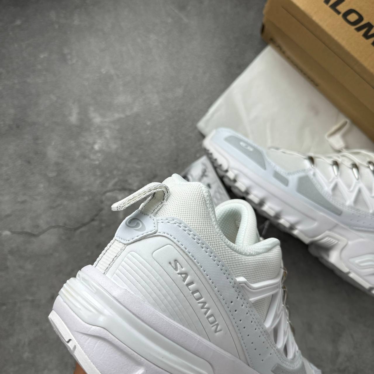 Кроссовки Salomon Acs + OG Pure White Silver Кроссовки Salomon Acs + OG Pure White Silver