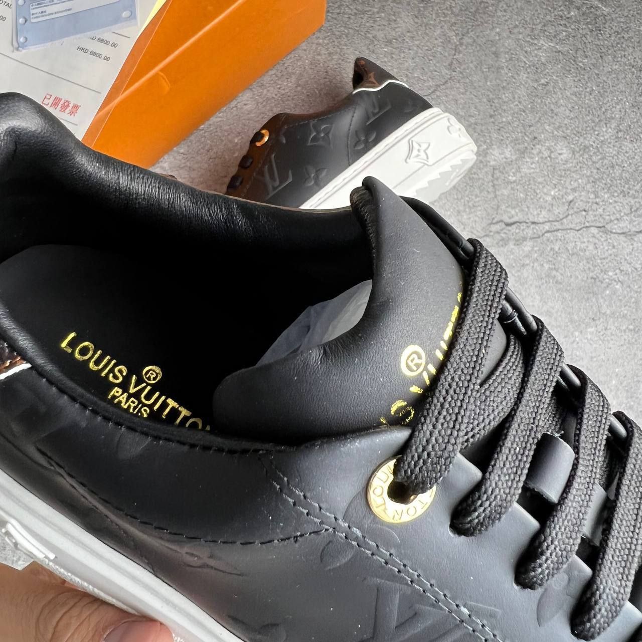 Кеды Louis Vuitton Time Out Black White