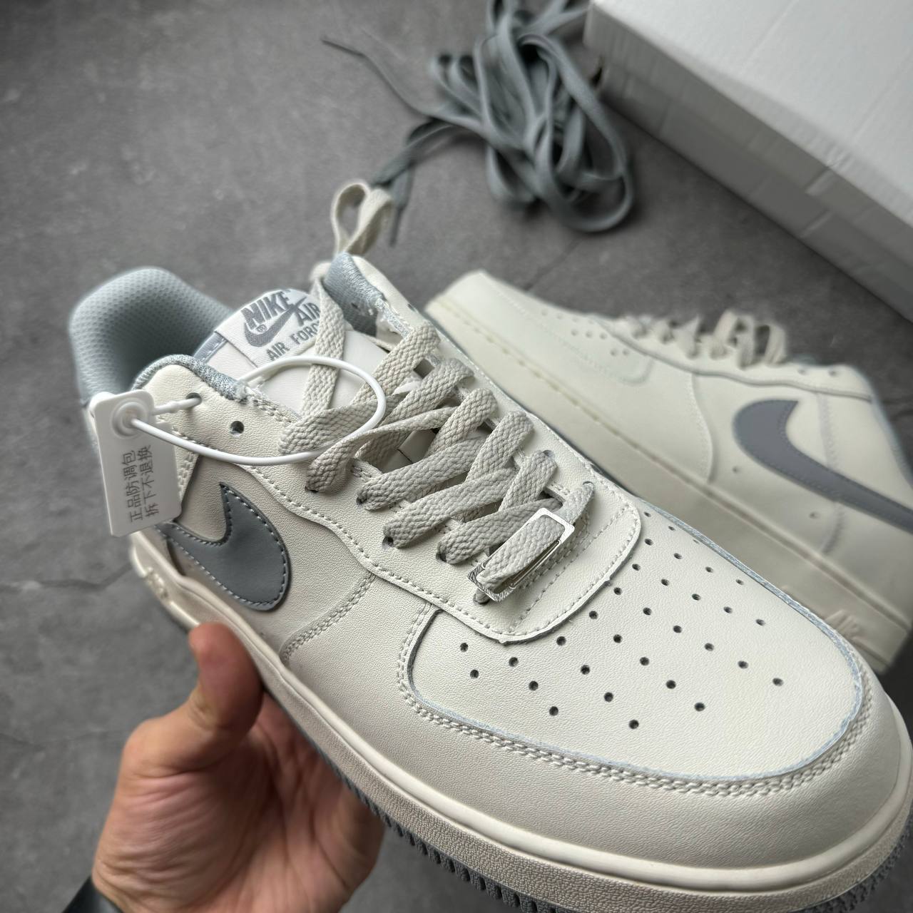 Nike Air Force 1 07 Low Su19 Rice Light Grey White