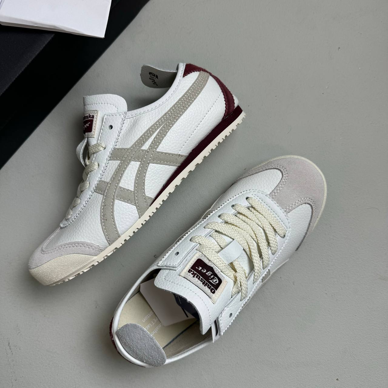 Кроссовки Onitsuka Tiger Mexico 66 Cream White Red