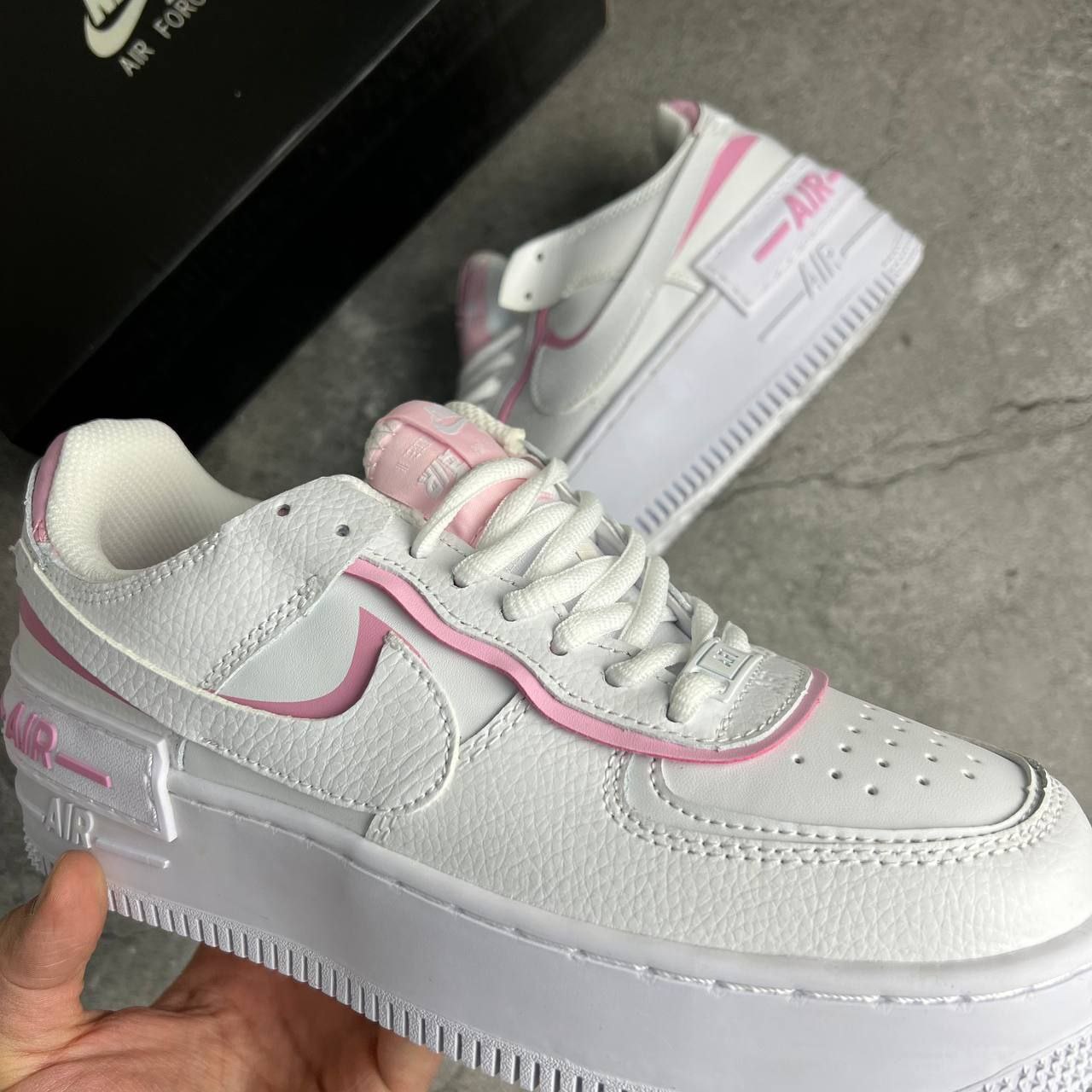 Nike Air Force 1 Low Shadow White Pink Magic Flamingo Air Force