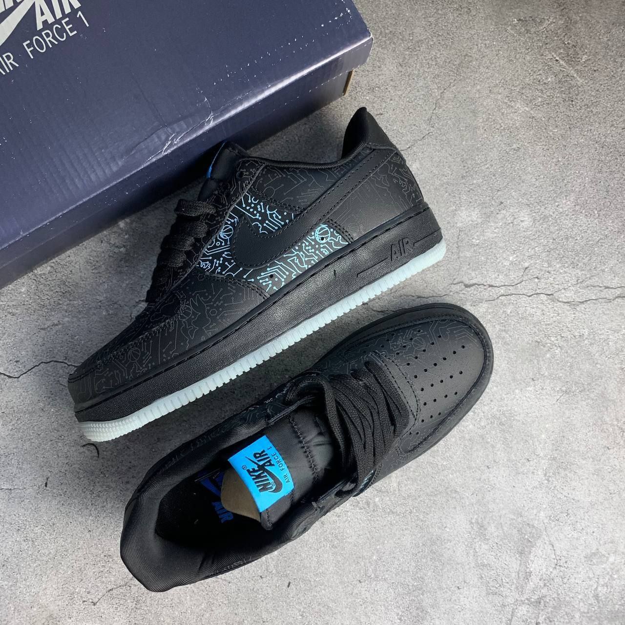 Кроссовки Nike Air Force 1 Low Computer Chip Space Jam Кроссовки Nike Air Force 1 Low Computer Chip Space Jam