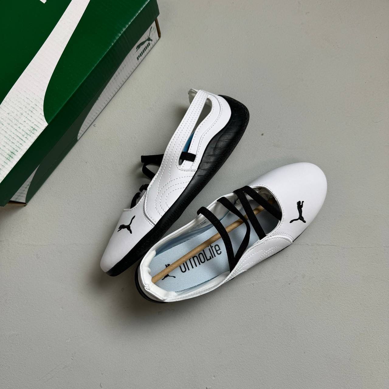 Балетки Puma Speedcat Ballet Leather White Black
