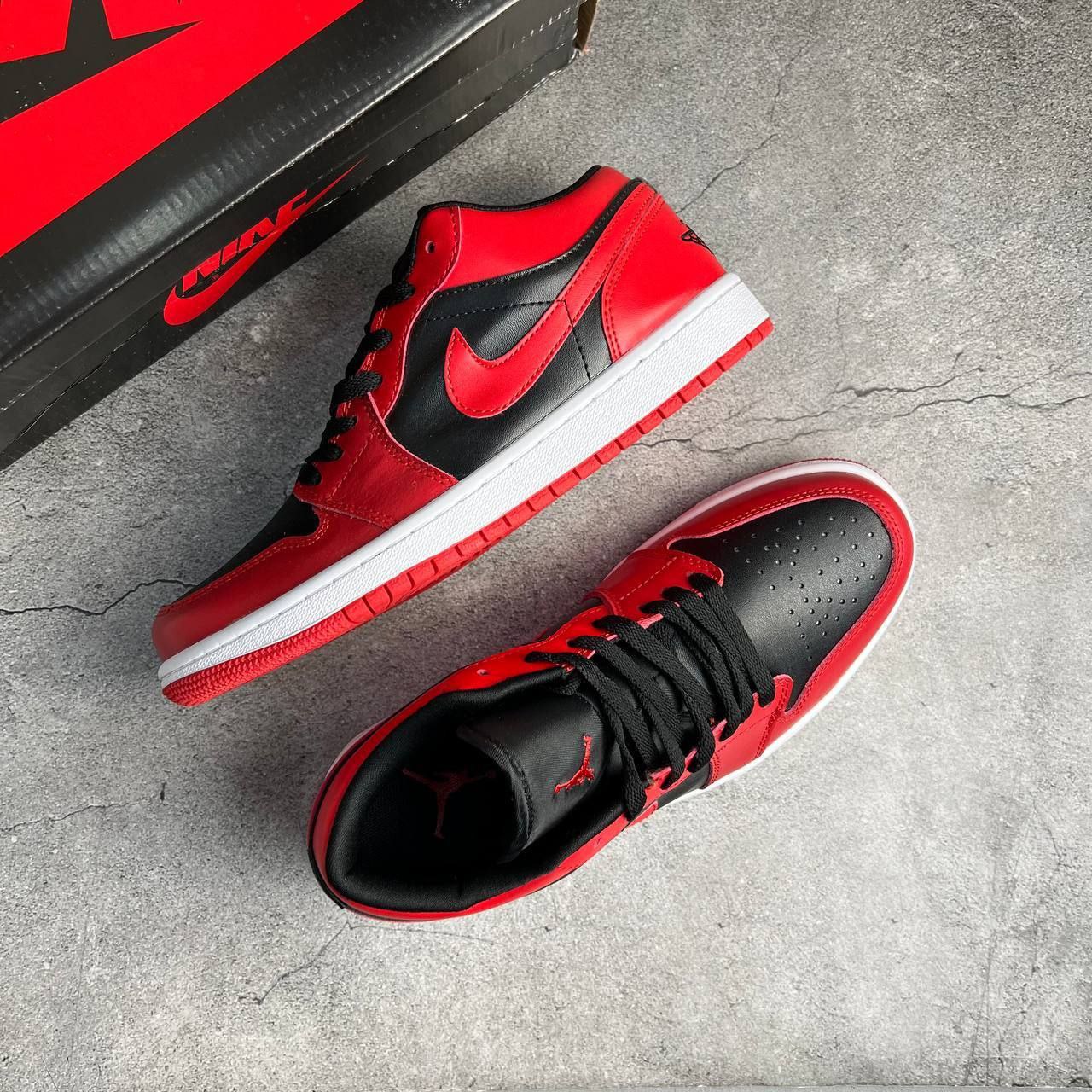 Кроссовки Nike Air Jordan 1 Low Reverse Bred Кроссовки Nike Air Jordan 1 Low Reverse Bred