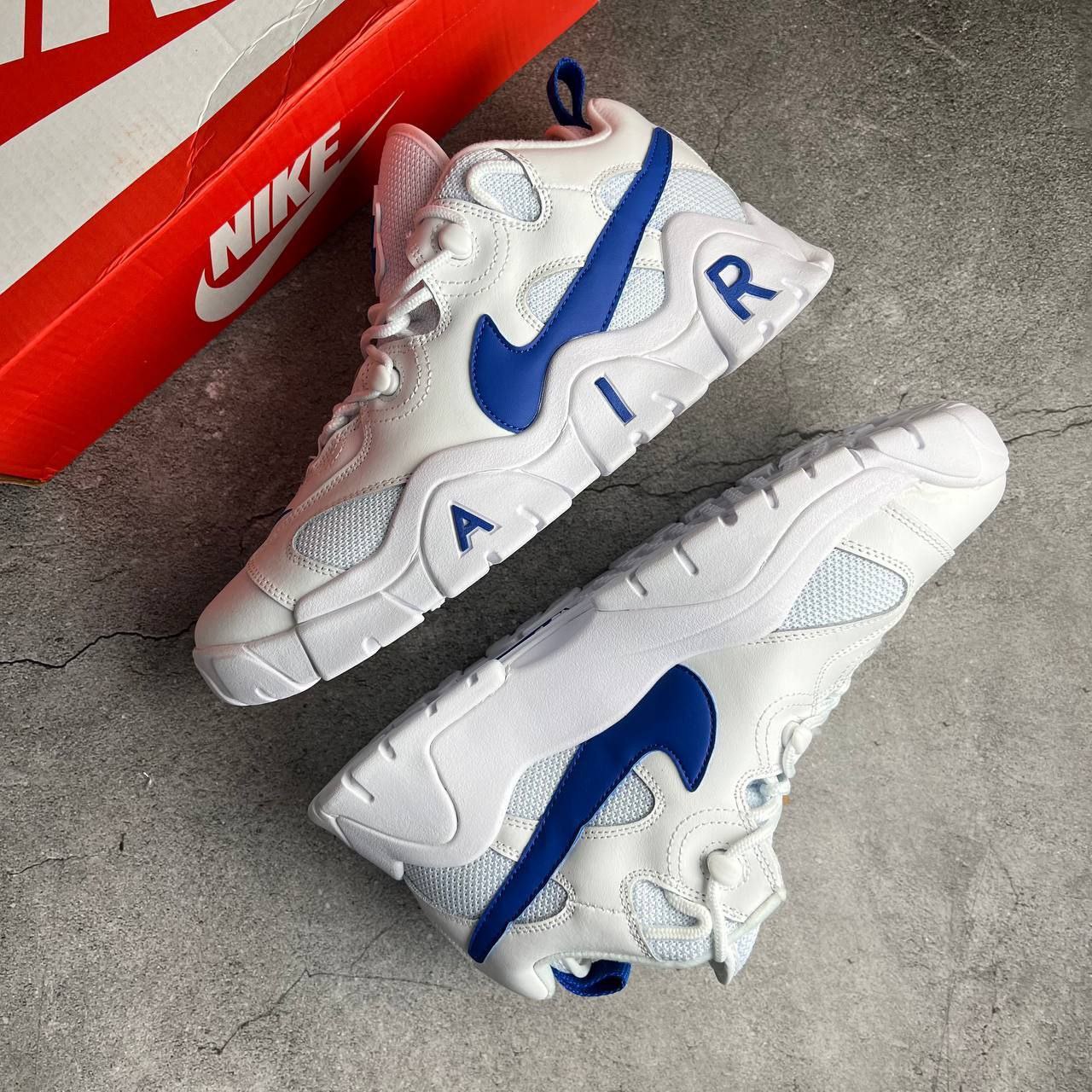 Nike Air Barrage Low White Hyper Blue