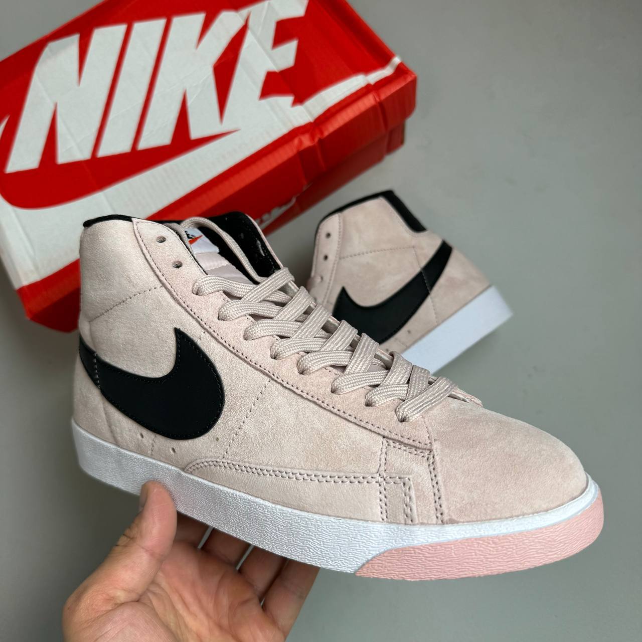 Кроссовки Nike Blazer Mid Vintage Suede Particle Pink