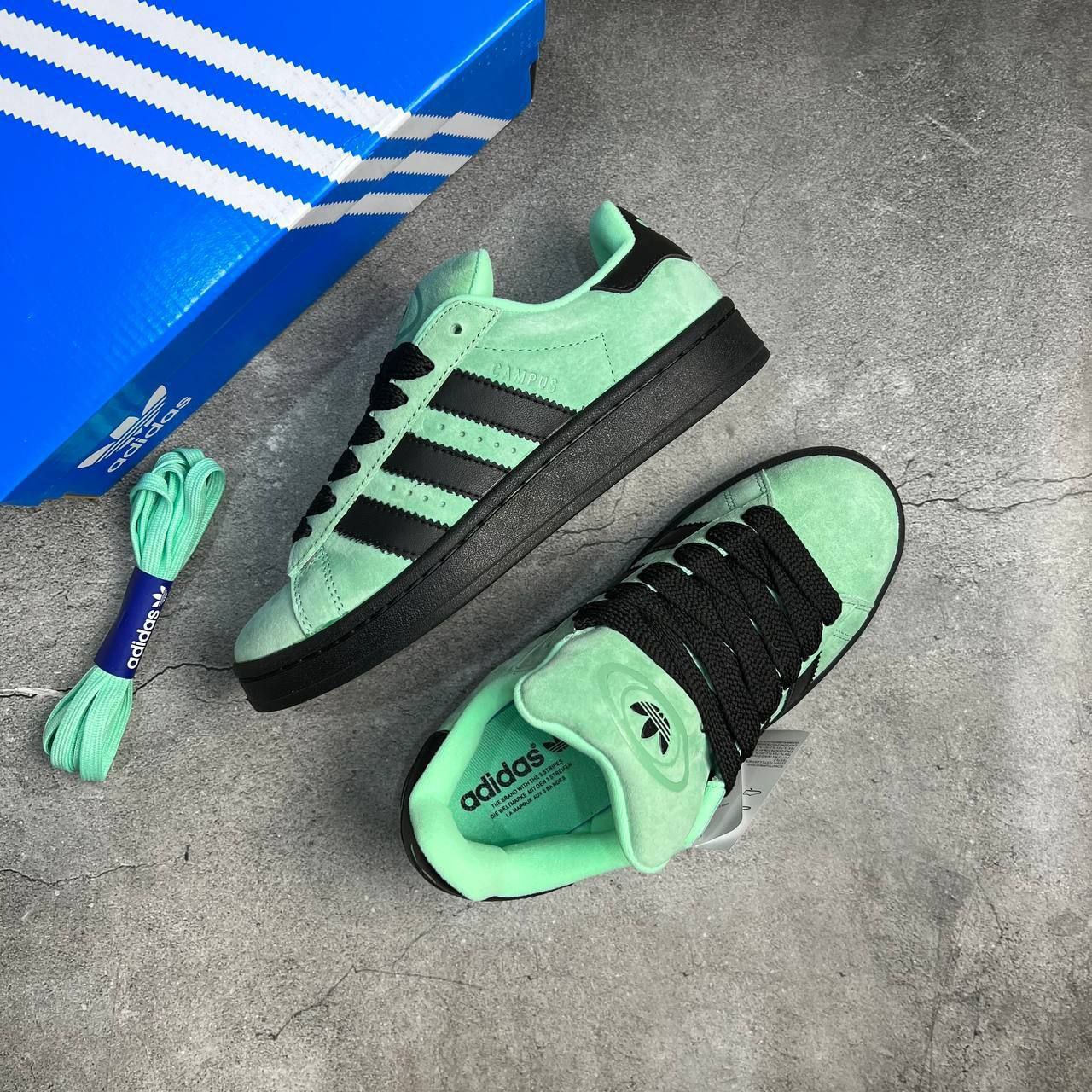 Adidas Campus 00s Core Black Pulse Mint