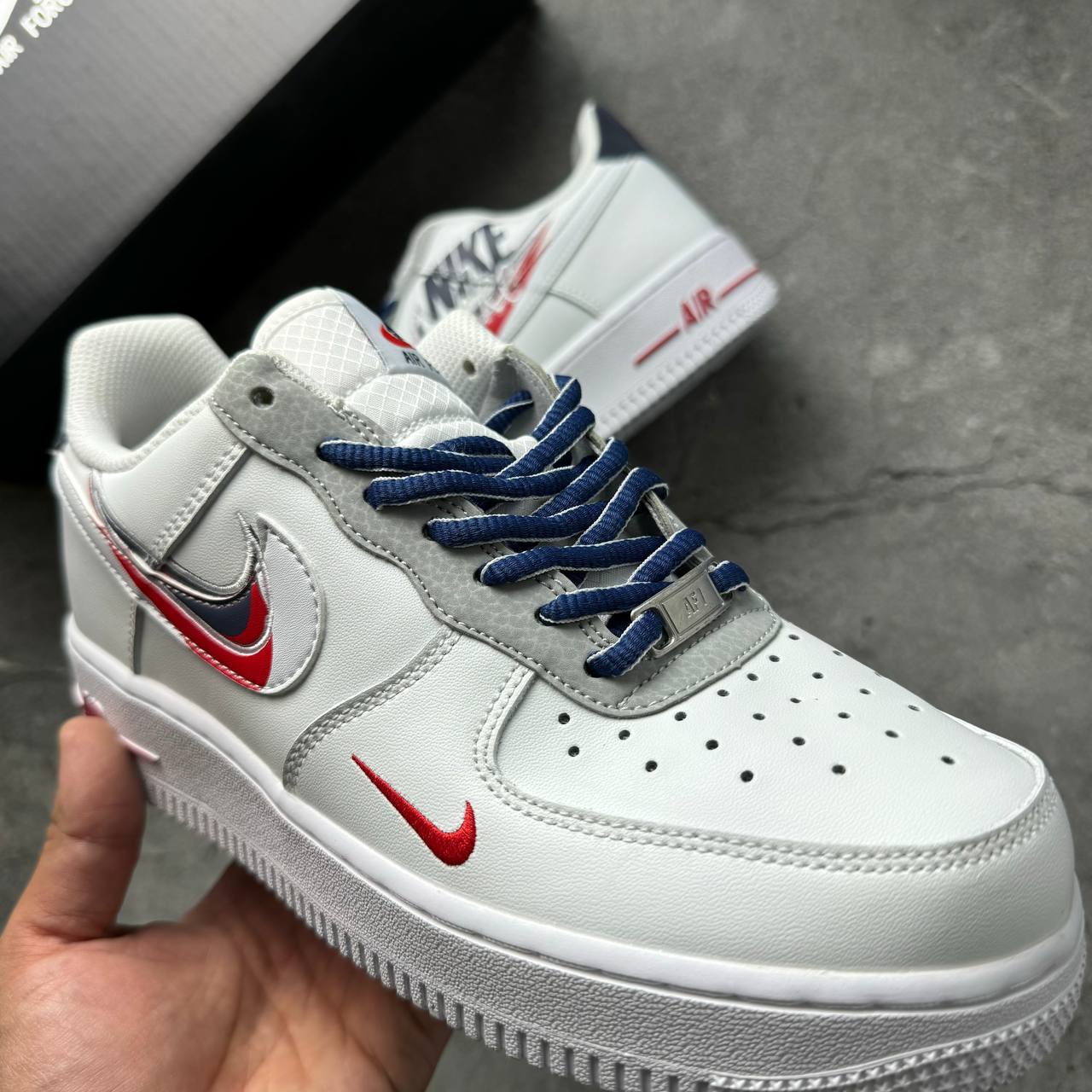 Кроссовки Nike Air Force 1 Low Script Swoosh White Кроссовки Nike Air Force 1 Low Script Swoosh White
