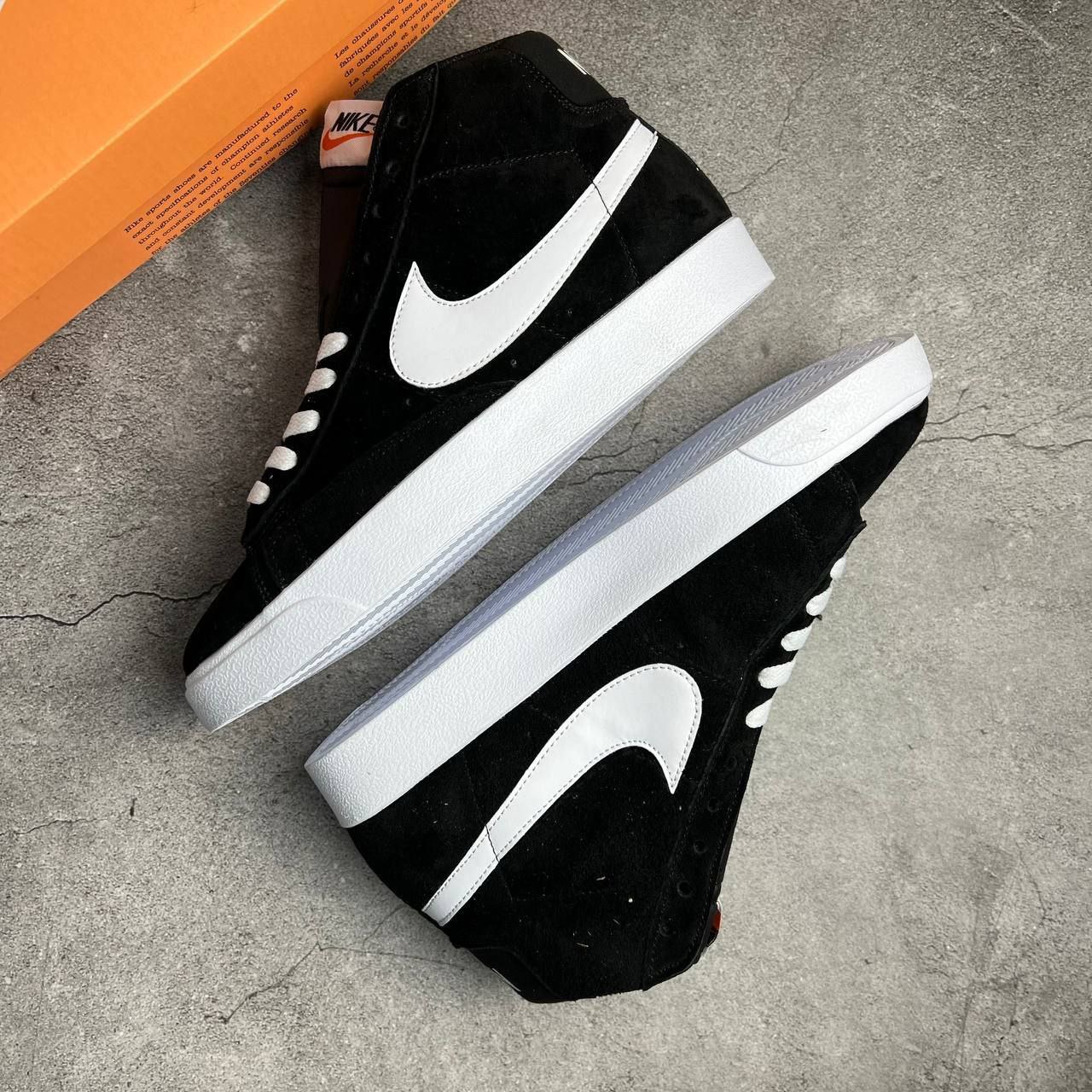 Nike Blazer Mid Vintage Suede Black Blazer