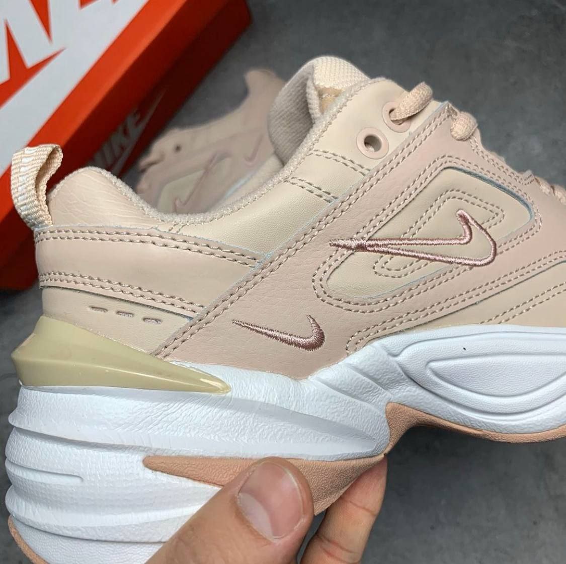 Кроссовки Nike M2K Tekno Particle Beige Кроссовки Nike M2K Tekno Particle Beige