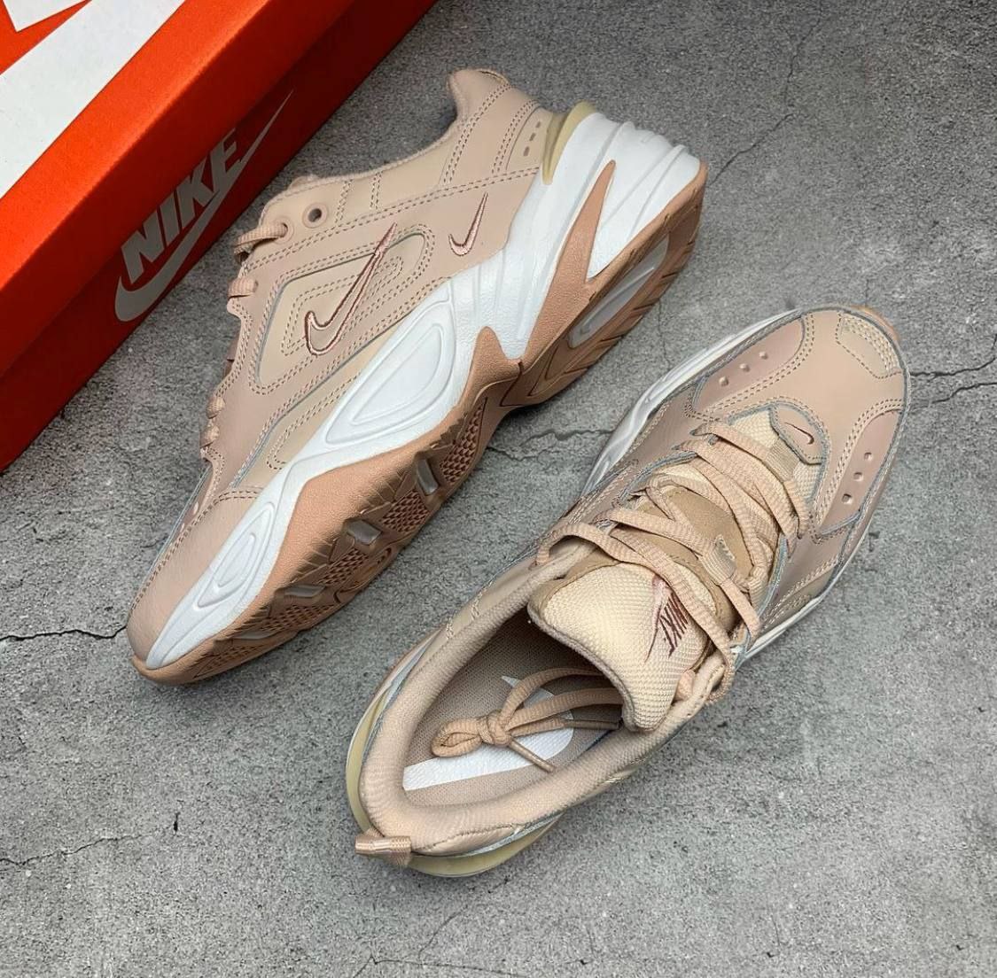 Кроссовки Nike M2K Tekno Particle Beige Кроссовки Nike M2K Tekno Particle Beige