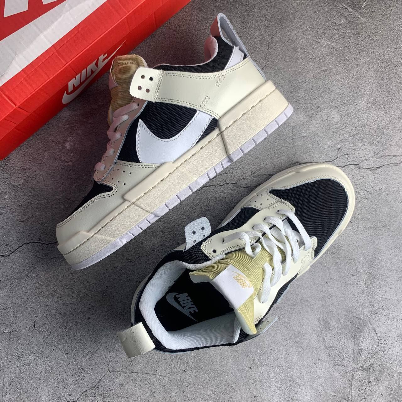 Кроссовки Nike Dunk Low Disrupt Pale Ivory Black
