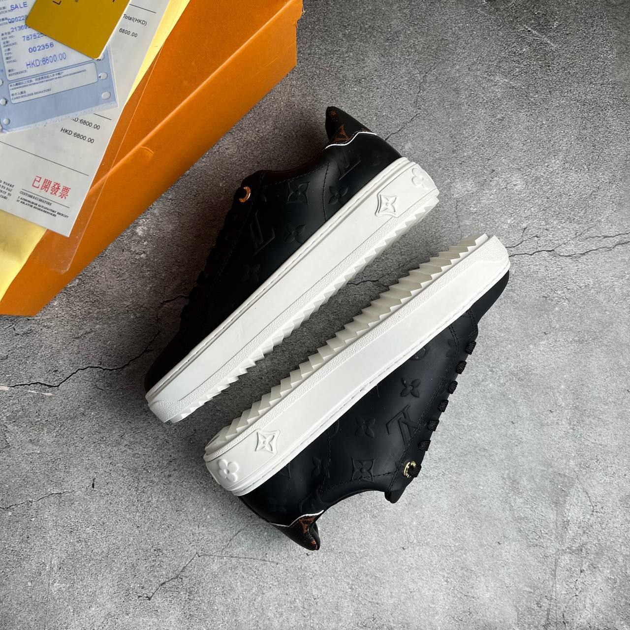 Кеды Louis Vuitton Time Out Black White