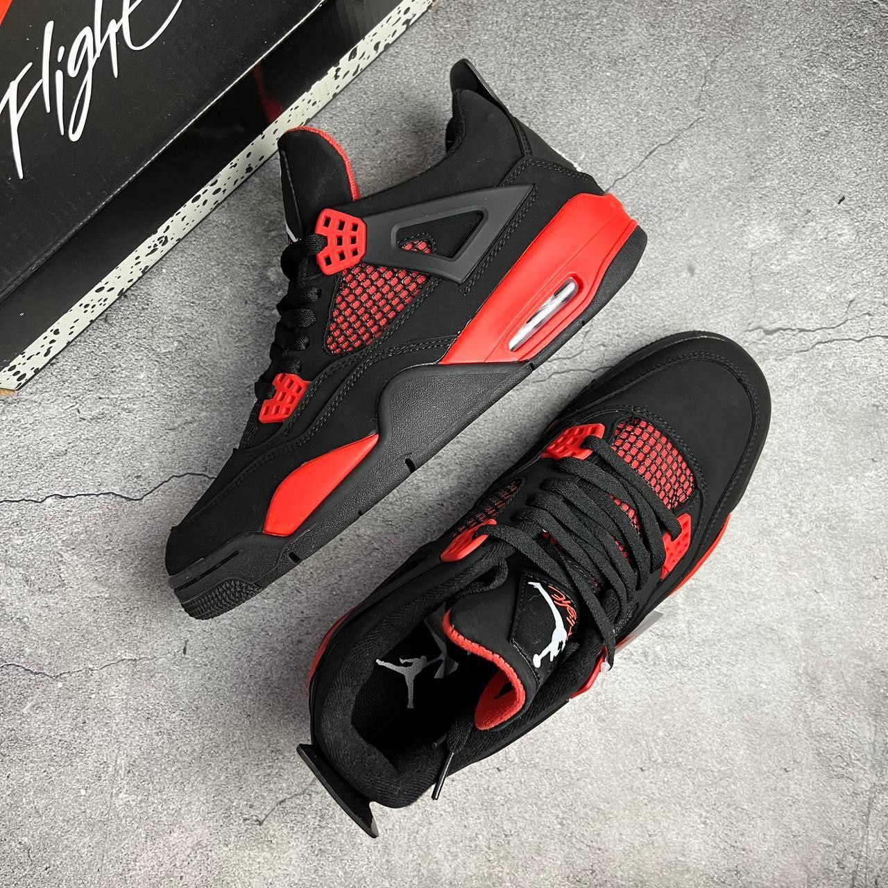 Кроссовки Nike Air Jordan 4 Retro GS Red Thunder Кроссовки Nike Air Jordan 4 Retro GS Red Thunder