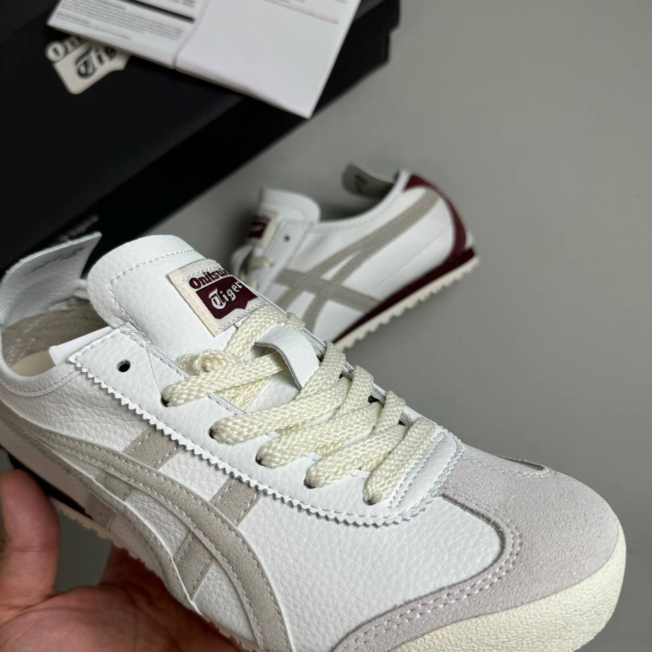 Кроссовки Onitsuka Tiger Mexico 66 Cream White Red