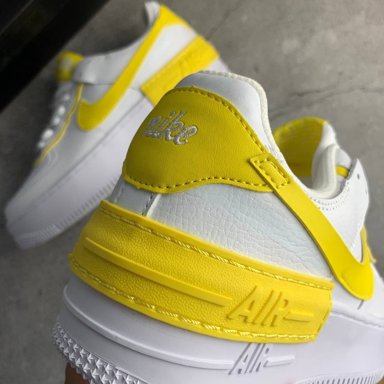 Nike Air Force 1 Low Shadow White Yellow Air Force