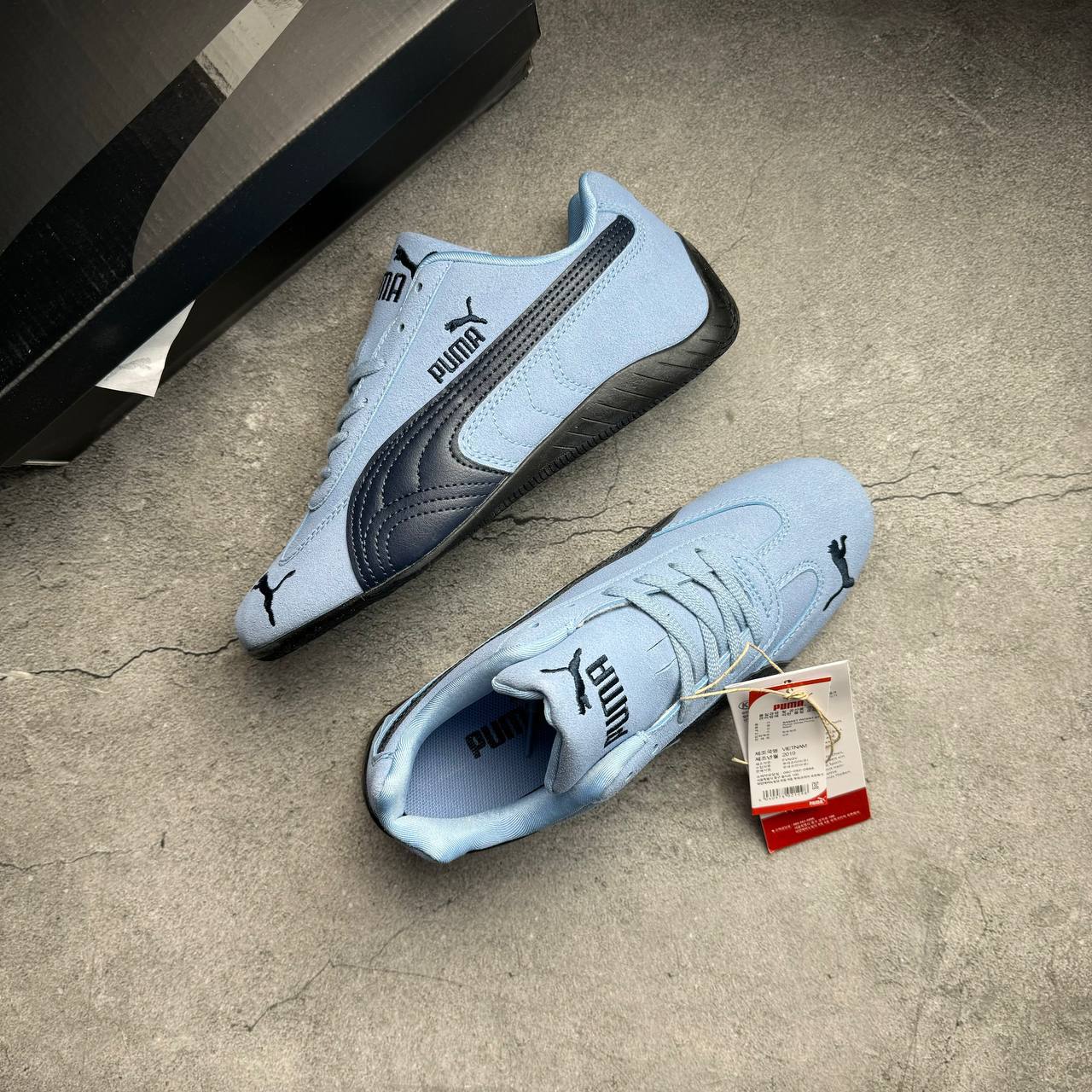 Кроссовки Puma Speedcat Archive Team Light Blue Club Navy