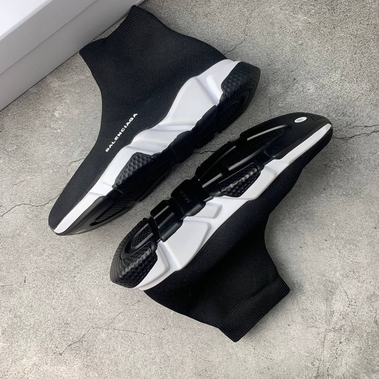 Кроссовки Balenciaga Speed Trainer Black White