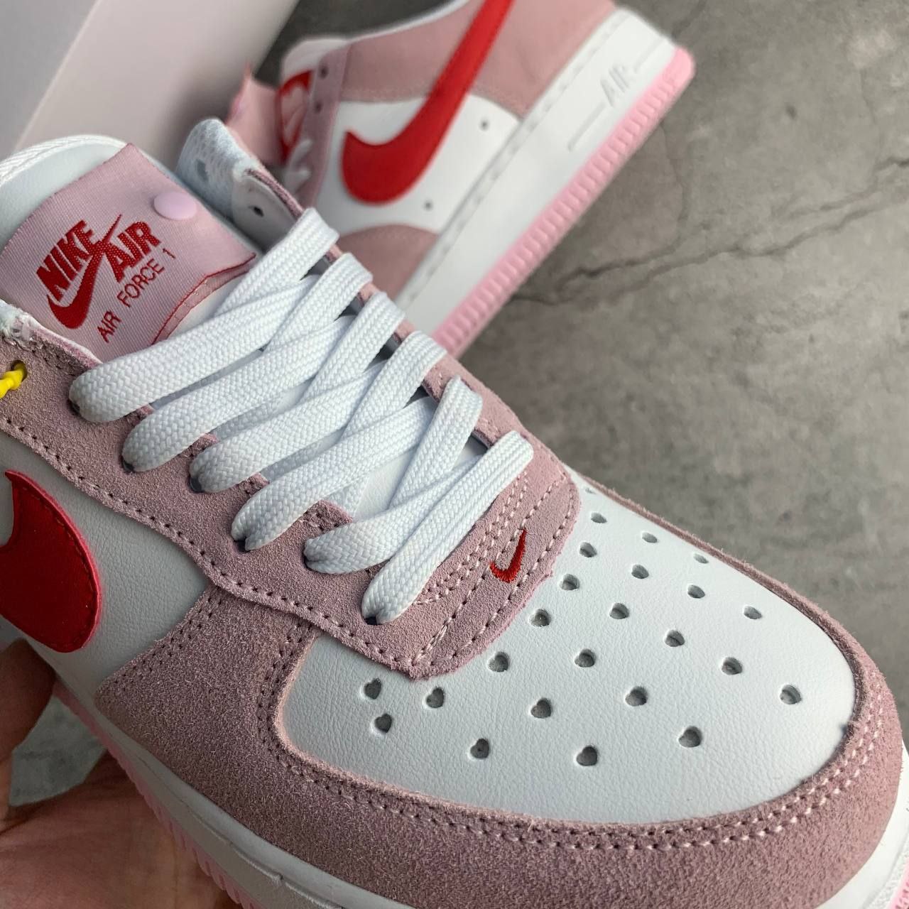 Nike Air Force 1 Low QS Pink Valentine s Day Love Letter