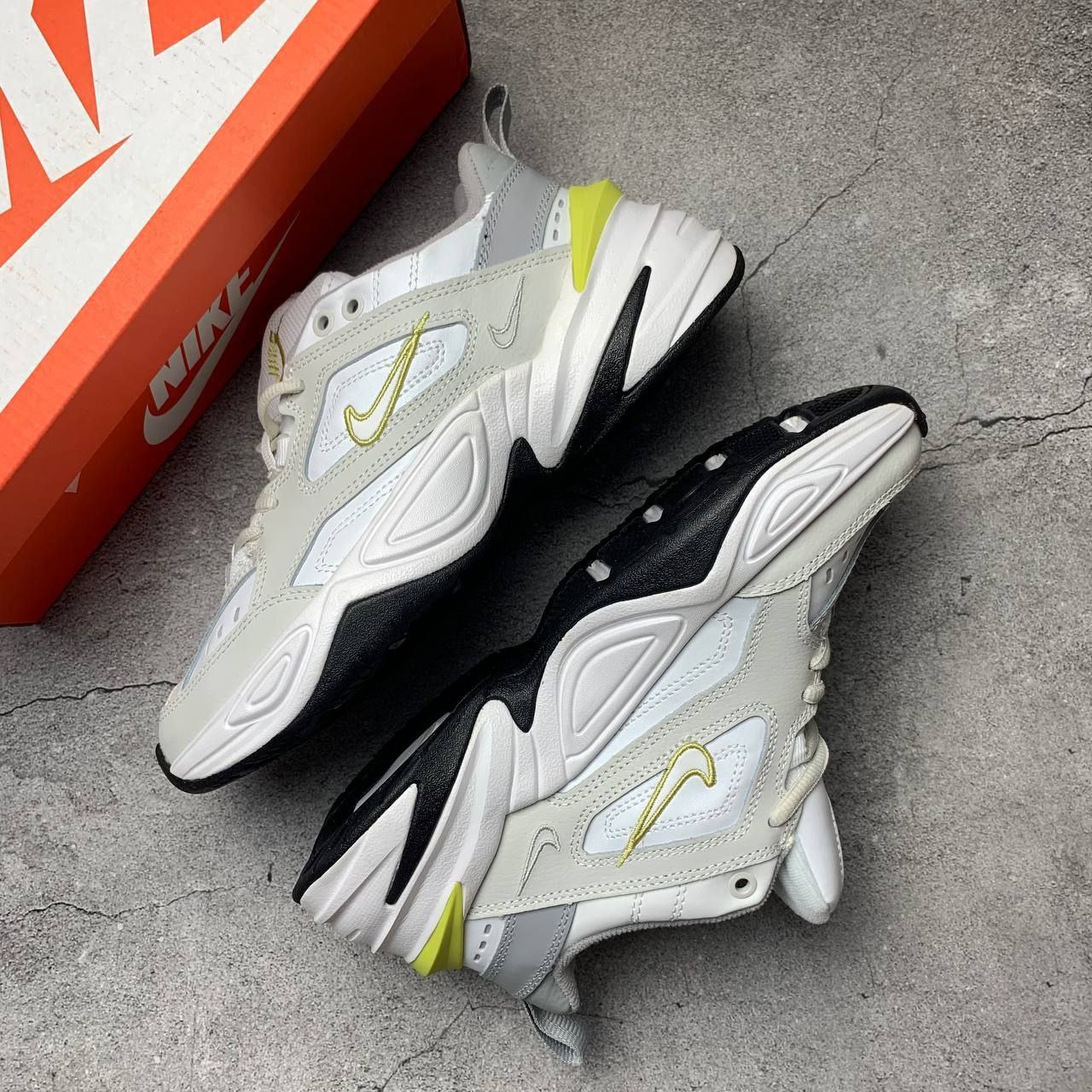 Кроссовки Nike M2K Tekno Platinum Tint Celery Кроссовки Nike M2K Tekno Platinum Tint Celery