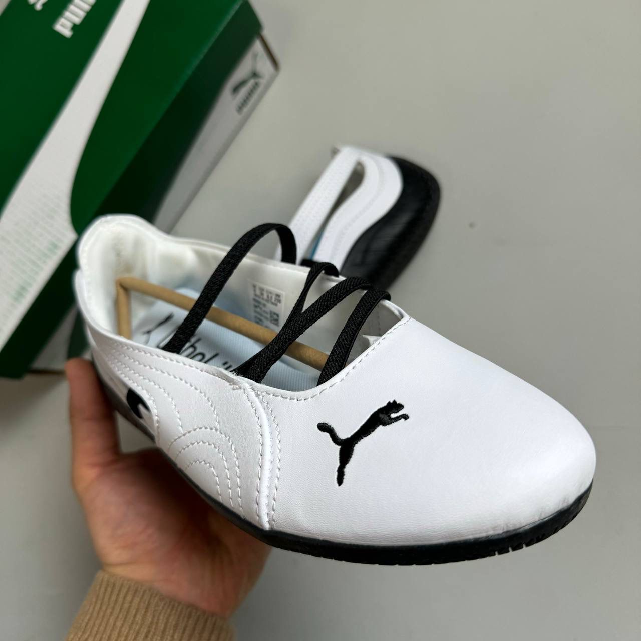 Балетки Puma Speedcat Ballet Leather White Black