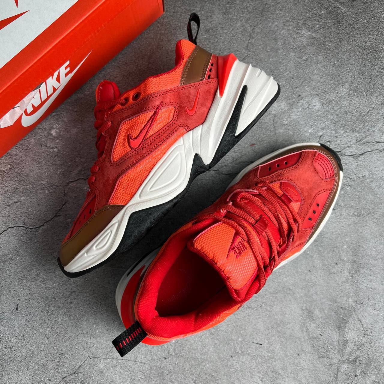 Nike m2k tekno red suede on sale