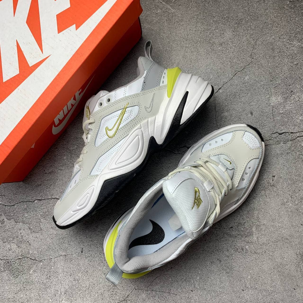 Кроссовки Nike M2K Tekno Platinum Tint Celery Кроссовки Nike M2K Tekno Platinum Tint Celery