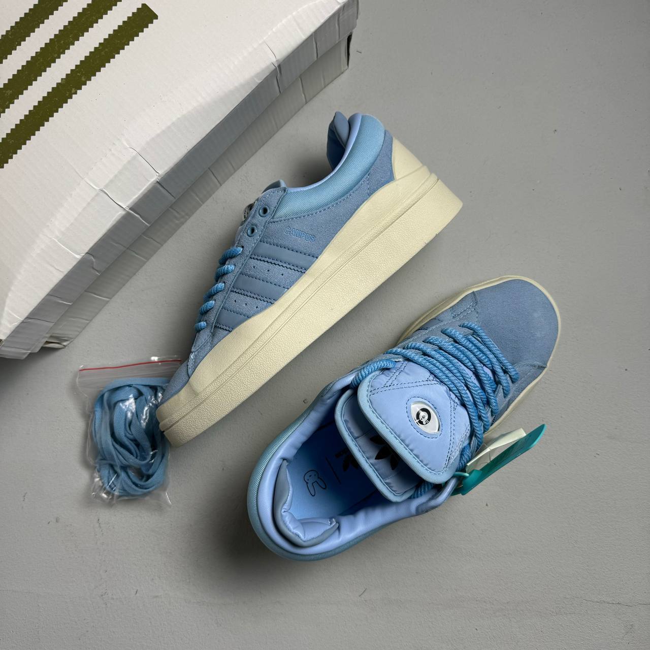 Кроссовки Adidas Campus Light Bad Bunny Sky Blue