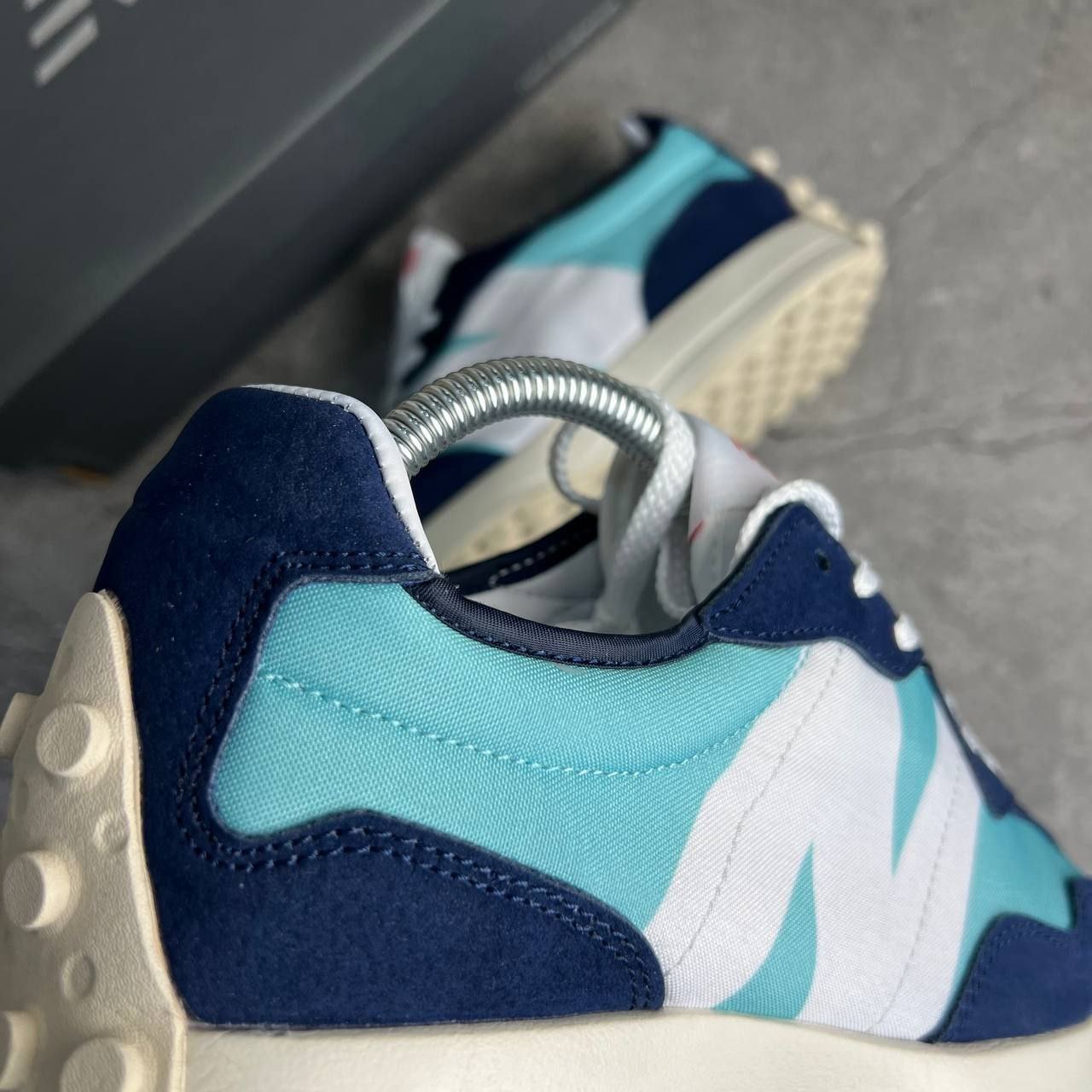 Кроссовки New Balance 327 Navy White/Aqua