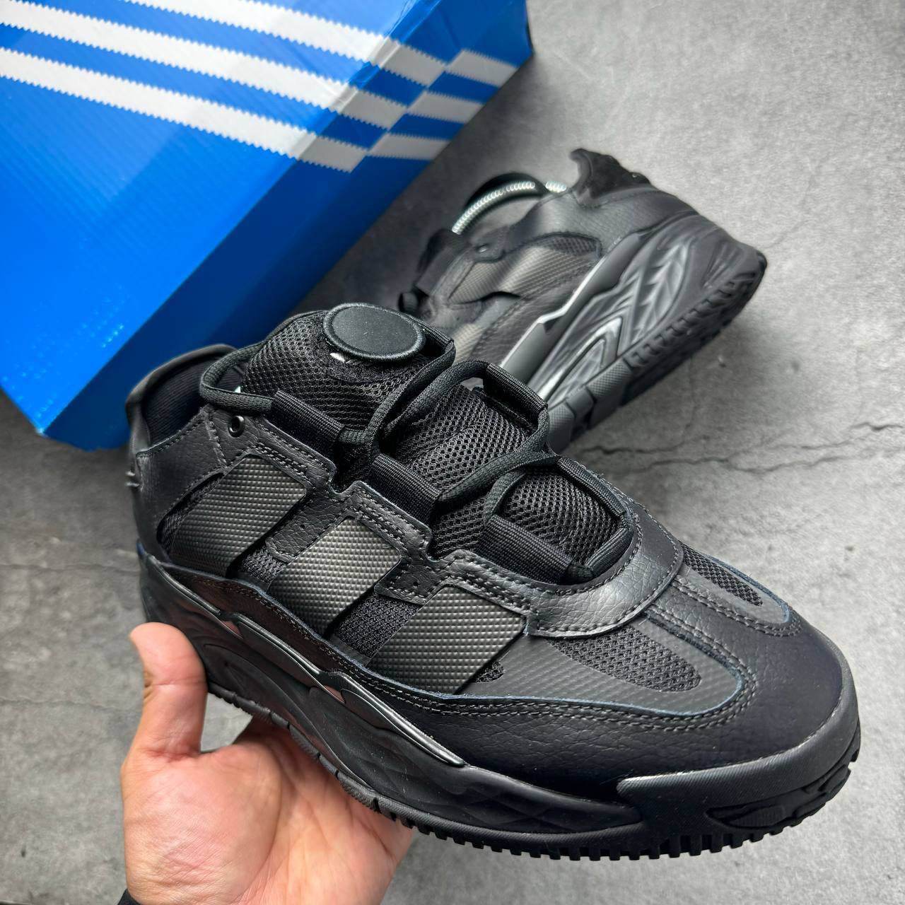 Кроссовки Adidas Niteball Triple Black Кроссовки Adidas Niteball Triple Black