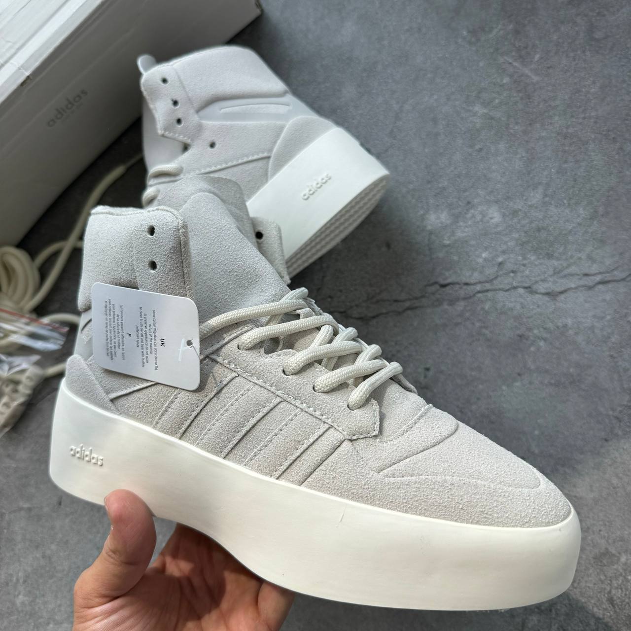 Кроссовки Adidas Fear of God Athletics '86 High Sesame Кроссовки Adidas Fear of God Athletics '86 High Sesame