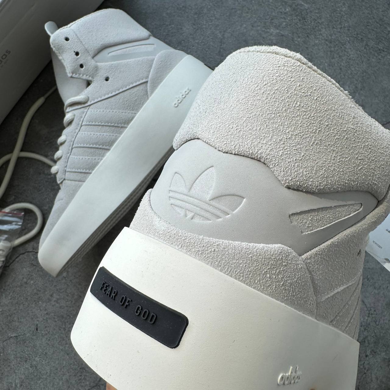 Кроссовки Adidas Fear of God Athletics '86 High Sesame Кроссовки Adidas Fear of God Athletics '86 High Sesame