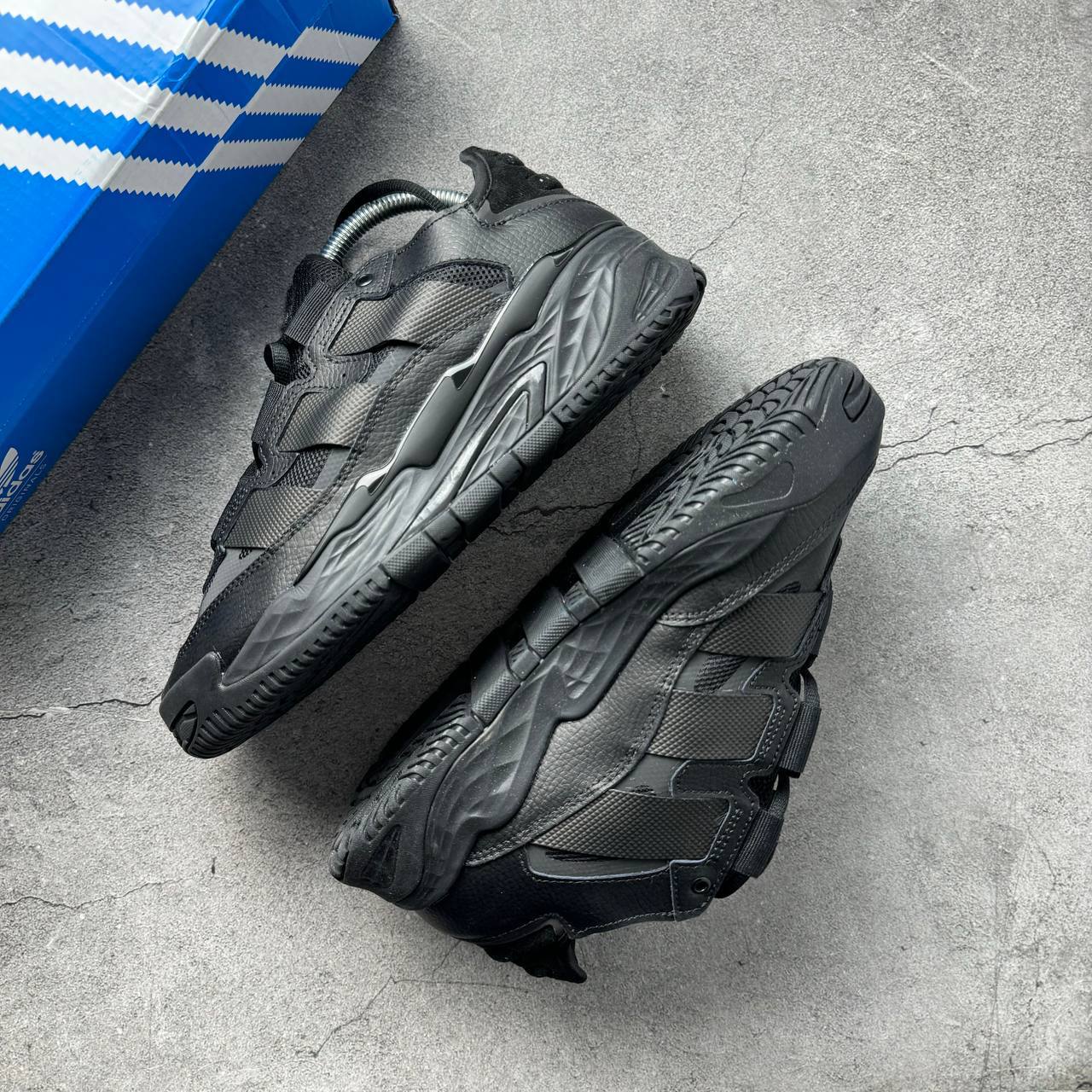 Кроссовки Adidas Niteball Triple Black Кроссовки Adidas Niteball Triple Black