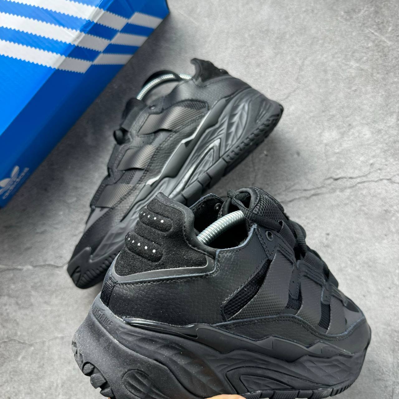 Кроссовки Adidas Niteball Triple Black Кроссовки Adidas Niteball Triple Black